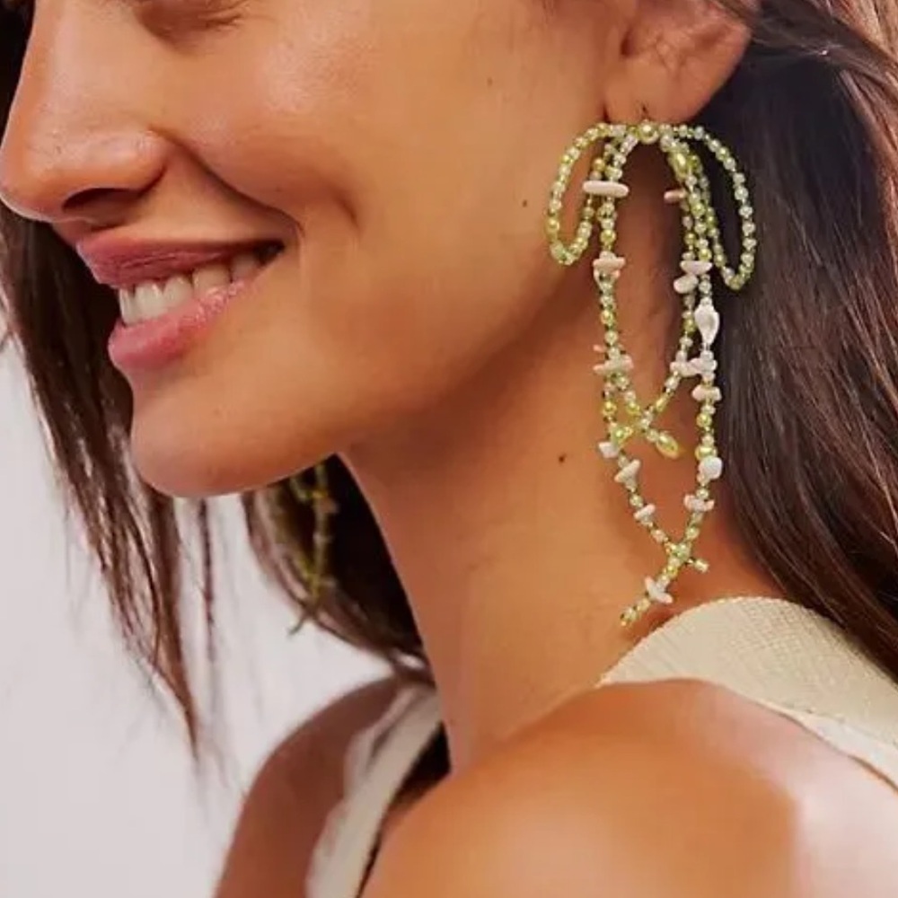 FREE PEOPLE Say You Love Me Dangle (green)